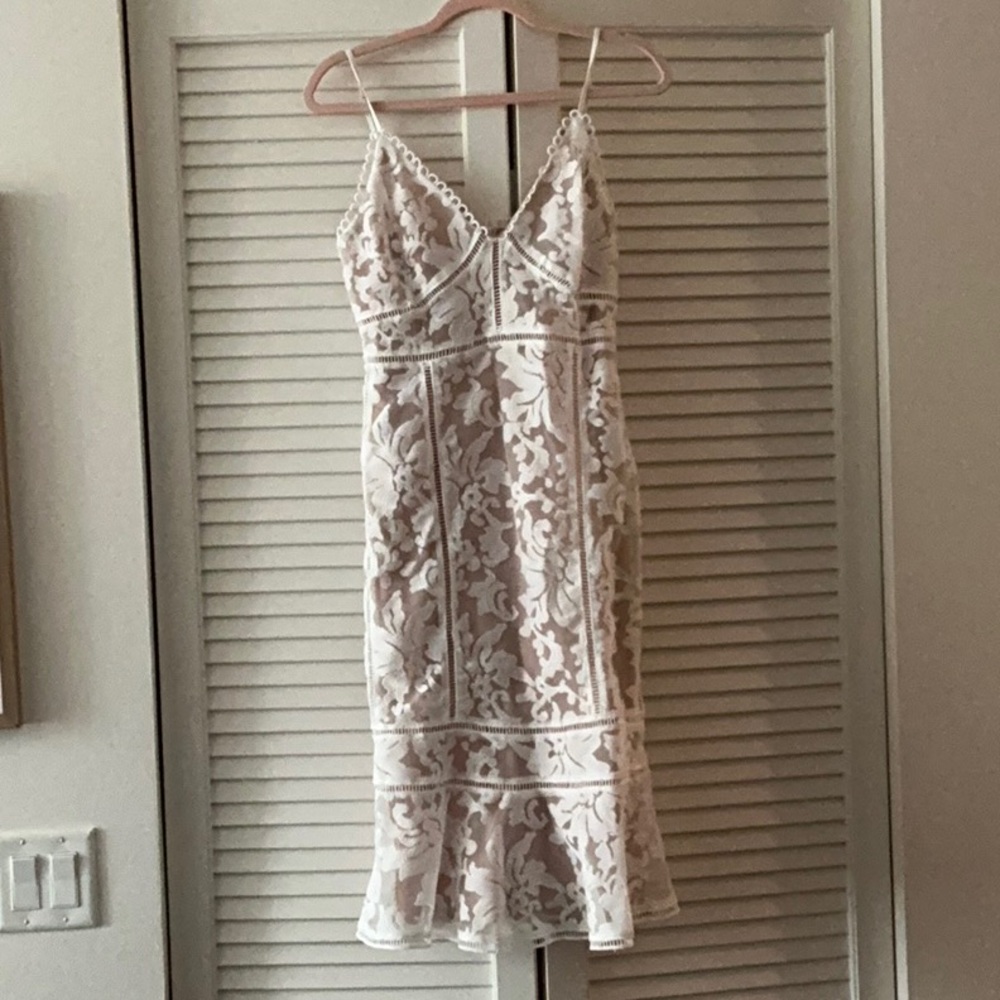 Lulu's White Lace Dress